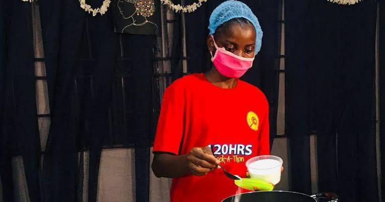 JUST IN: Nigerian Chef, Dammy hits 120hr mark cooking stretch crossing Guinness records
