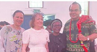 Photos: Foremost Nigerian journalist, Peter Pan Enahoro finally buried in London