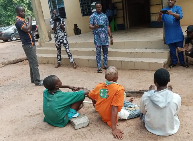 Police parade suspected killers of naval officer in Ondo