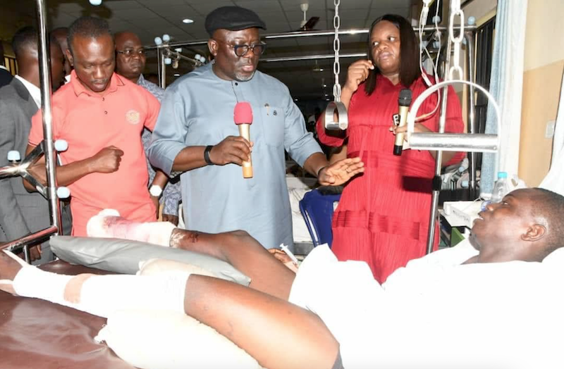 Gov Oborevwori visits accident victims in Bayelsa, sympathises with survivors