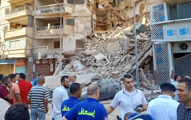 SAD: 13-storey building housing holidaymakers collapses