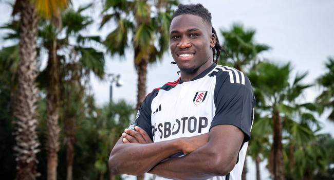 Fulham complete signing of Super Eagles defender