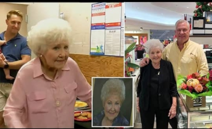 90-year-old retail worker retires from job after 74 years, never missed a single day of work