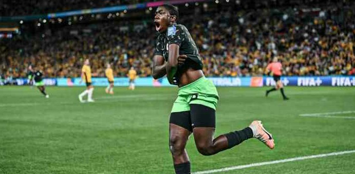 JUBILATION: Oshoala speaks on her father’s reaction over unusual celebration+Photo