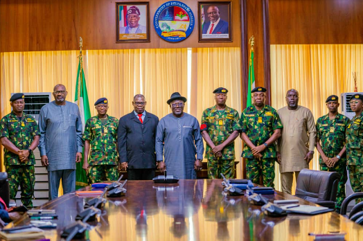 Oborevwori urges Navy to curb illegal activities on Nigerian waters