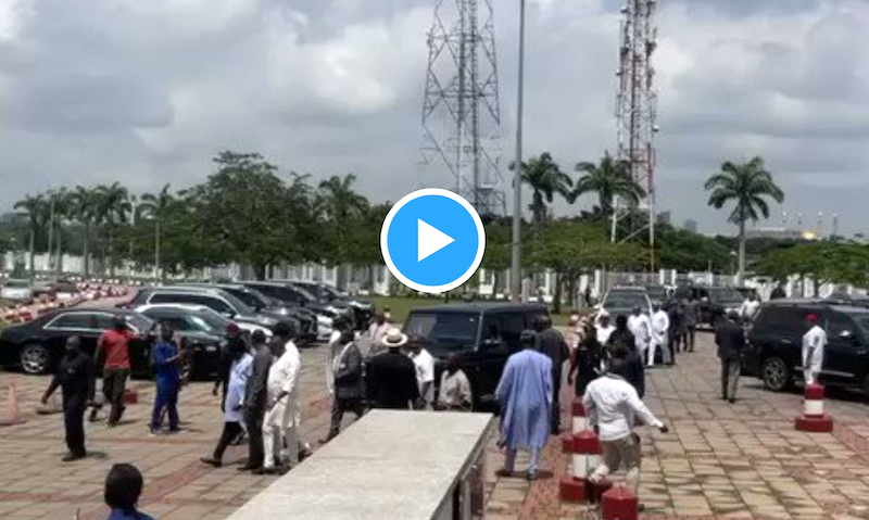BREAKING: Watch moment Wike arrived NASS for screening as Minister