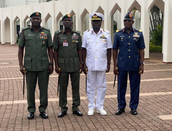 [Watch] President Tinubu decorates new service chiefs