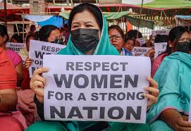 Thousands protest mob assault of Women who were paraded naked in remote Indian border state