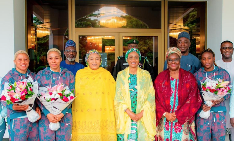 JUST IN: First Lady, Oluremi Tinubu gifts Super Falcons N176m cash