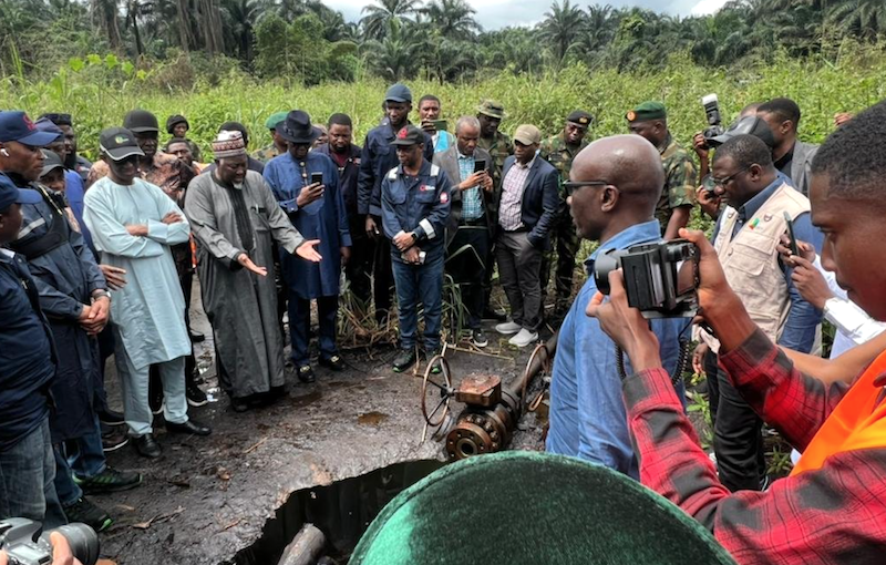 FG discovers illegal crude oil connection in Abia