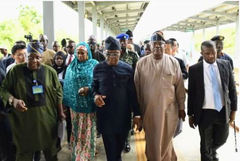FCT minister, Wike on first official assignment, inspects rail project