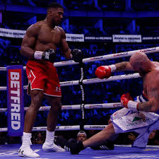 Anthony Joshua beats Helenius with seventh round knockout