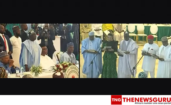 BREAKING: Inauguration of 45 Ministers-designate underway