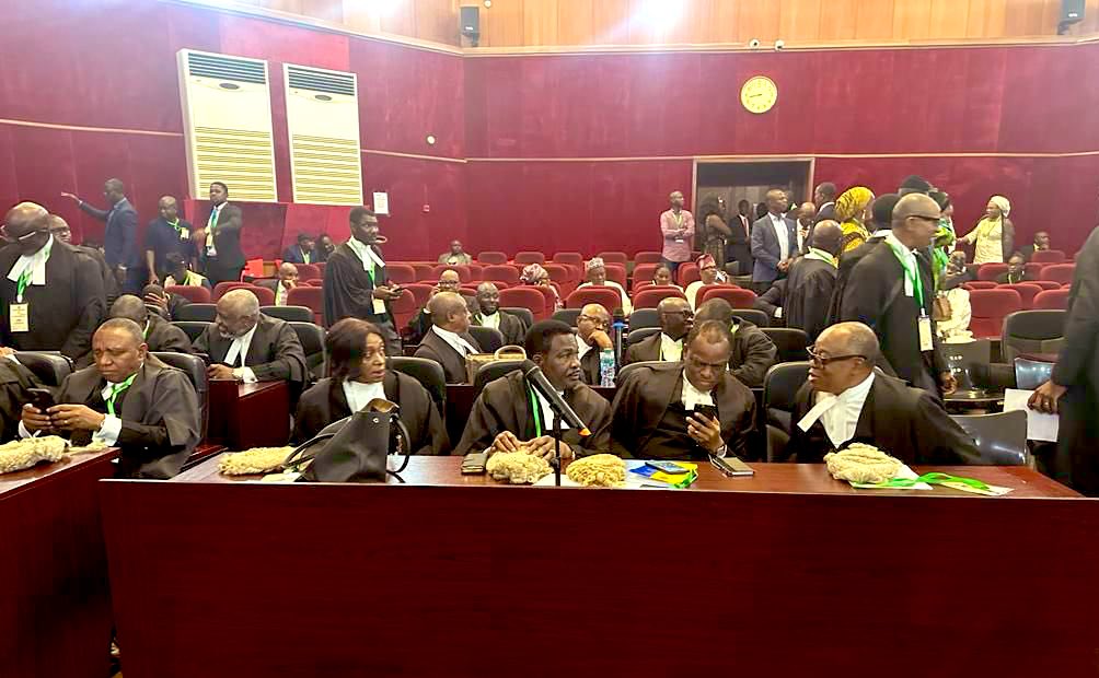 Judgment commences: Nigeria awaits verdict on President Tinubu’s election win (Photos)