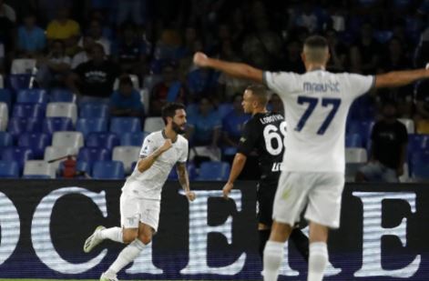 Lazio beat champions Napoli for first win of the season