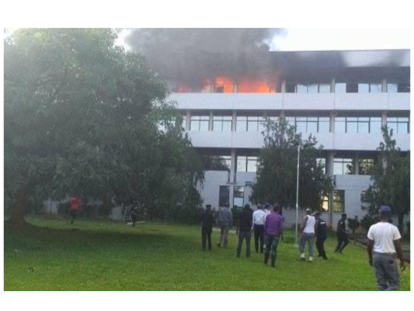 BREAKING: Fire guts section of Supreme Court building