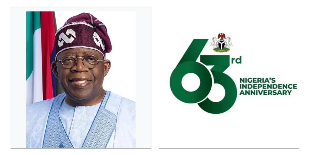 Nigeria @63: President Tinubu vows to eradicate poverty, terrorism