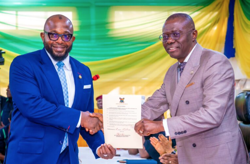 Sanwo-Olu swears-in Agoro as 22nd Head Of Service
