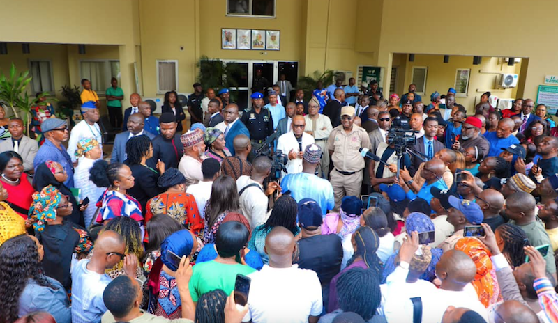 FCT workers celebrate Wike