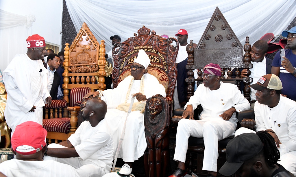 President Tinubu extols Oba of Lagos at 80