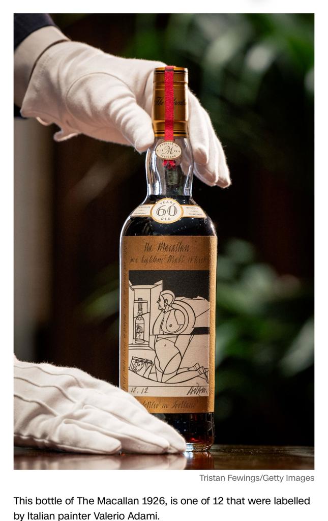 UNBELIEVABLE! World’s ‘most sought-after’ whisky sells for over N2bn