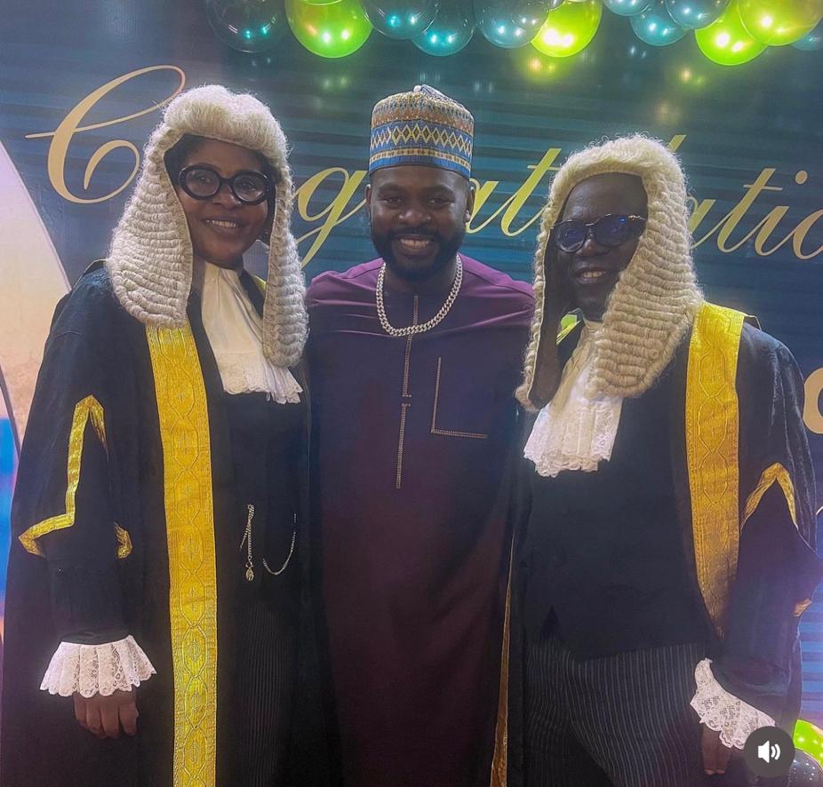 Nigerian rapper, Falz celebrates mum over elevation to SAN