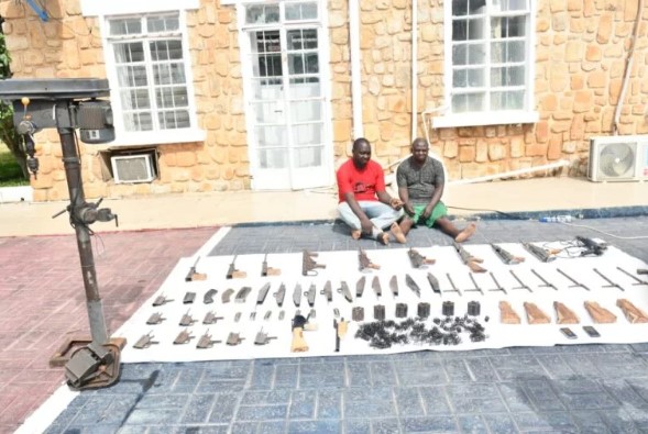 Military arrest 2 suspected gun manufacturers, recover weapons in Plateau