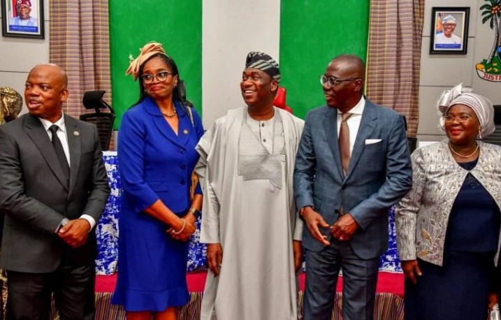 Sanwo-Olu swears in new cabinet member, 2 permanent secretaries