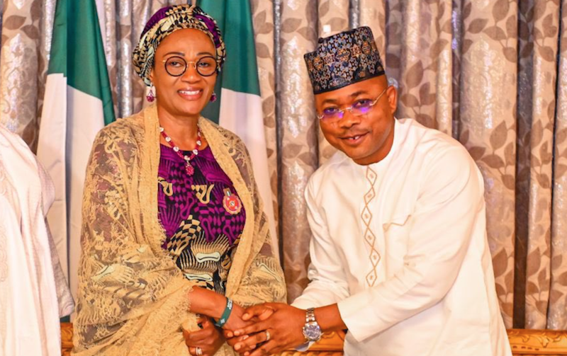 First Lady receives Kogi governor-elect
