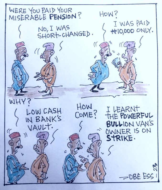 CARTOON OF THE DAY: The powerful bullion van owner is on strike