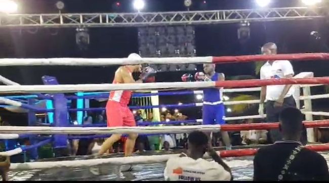 Celebrity Bout: Singer Portable defeats Charles Okocha in round 4