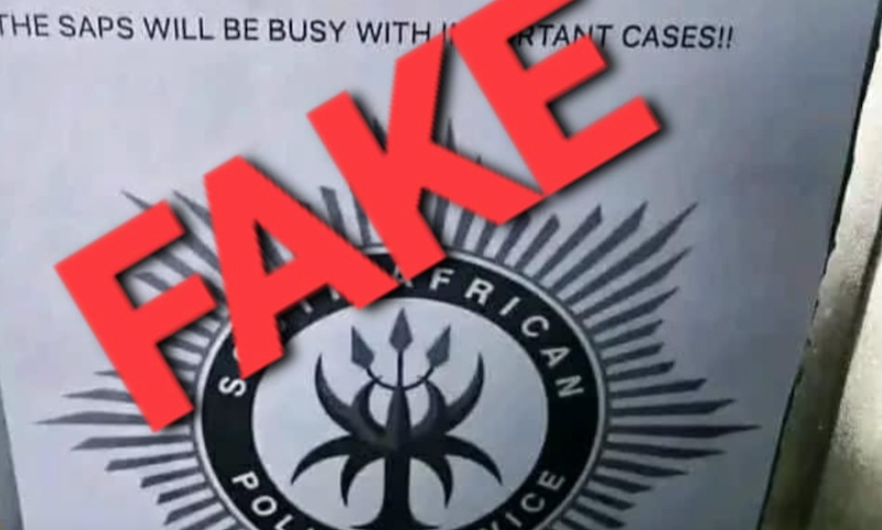 Police deny viral ‘drinks for s3x’ announcement