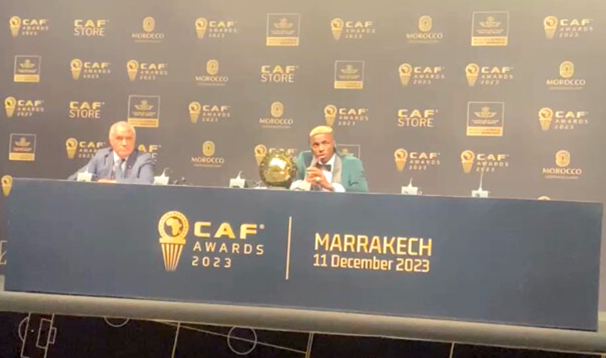 2023 CAF Awards: What Victor Osimhen said after breaking 24-year jinx