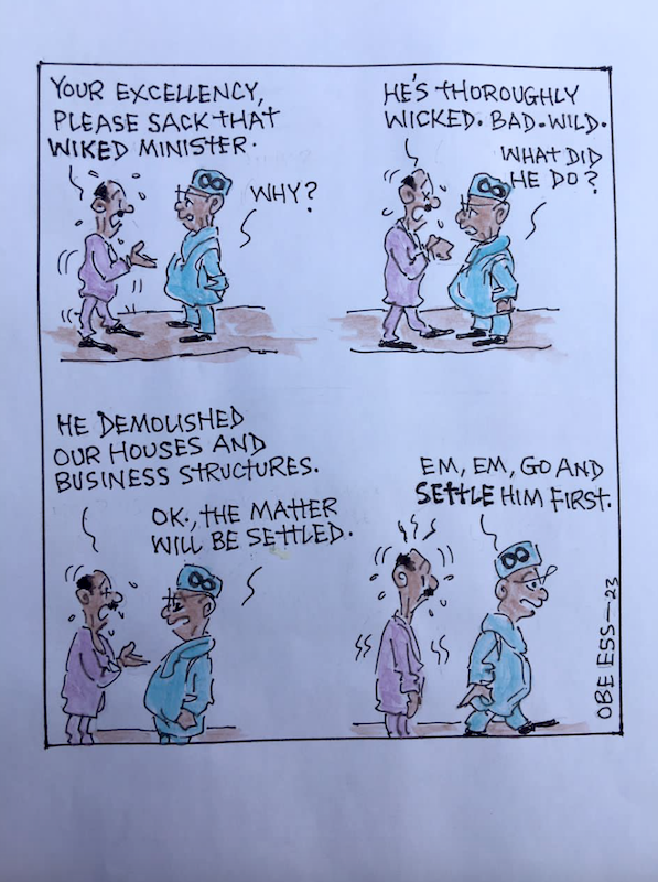 CARTOON OF THE DAY: Sack that Wiked Minister