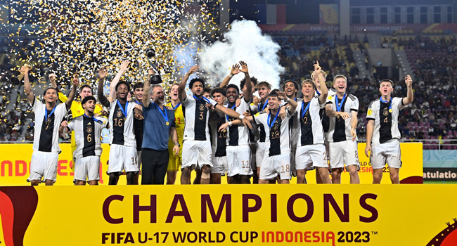 FIFA U-17 World Cup: 10- man  Germany  beat France on Penalties to lift trophy for the first time