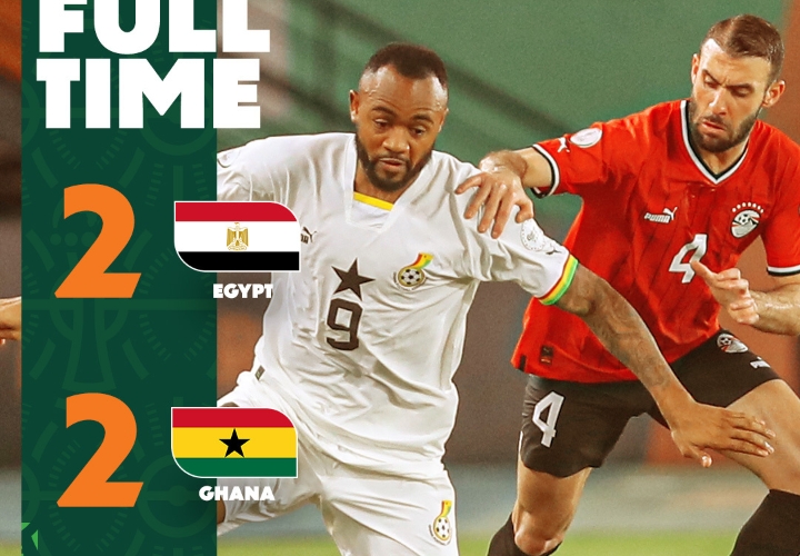 AFCON 2023: Egypt, Ghana draw in thrilling clash