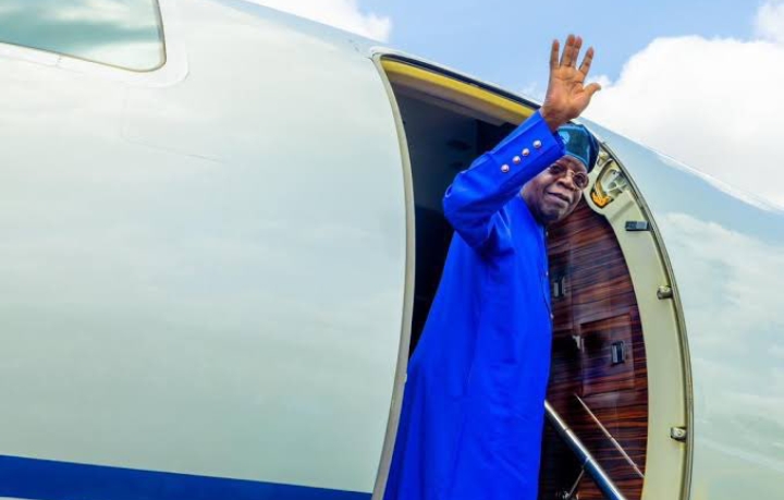 BREAKING: Tinubu jets out to France for private visit