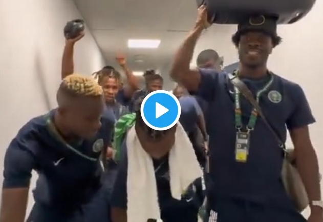 AFCON 2023: Watch Super Eagles pumped up ahead of South Africa clash
