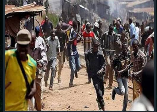 Sad! Anambra market on fire as trader shot dead