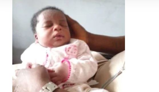 10-day-old abandoned baby in police custody