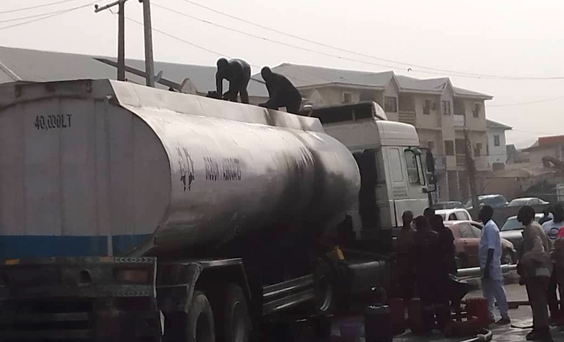 Disaster averted as petrol tanker bursts into flames in Kogi
