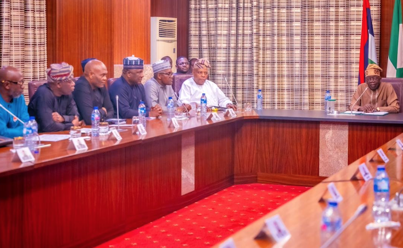 UPDATE: What Tinubu discussed with Dangote, Elumelu, Soludo, others in tripartite meeting