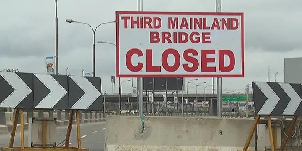 Travel advisory: FG to seal section of 3rd Mainland Bridge today (SEE alternative routes)