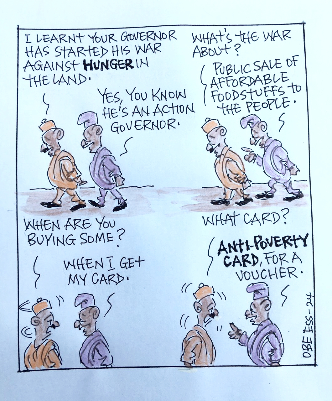CARTOON OF THE DAY: Governors have started war against hunger