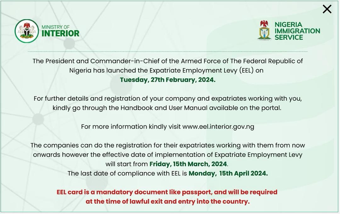 FG moves to address stakeholders’ concerns on Expatriate Employment Levy