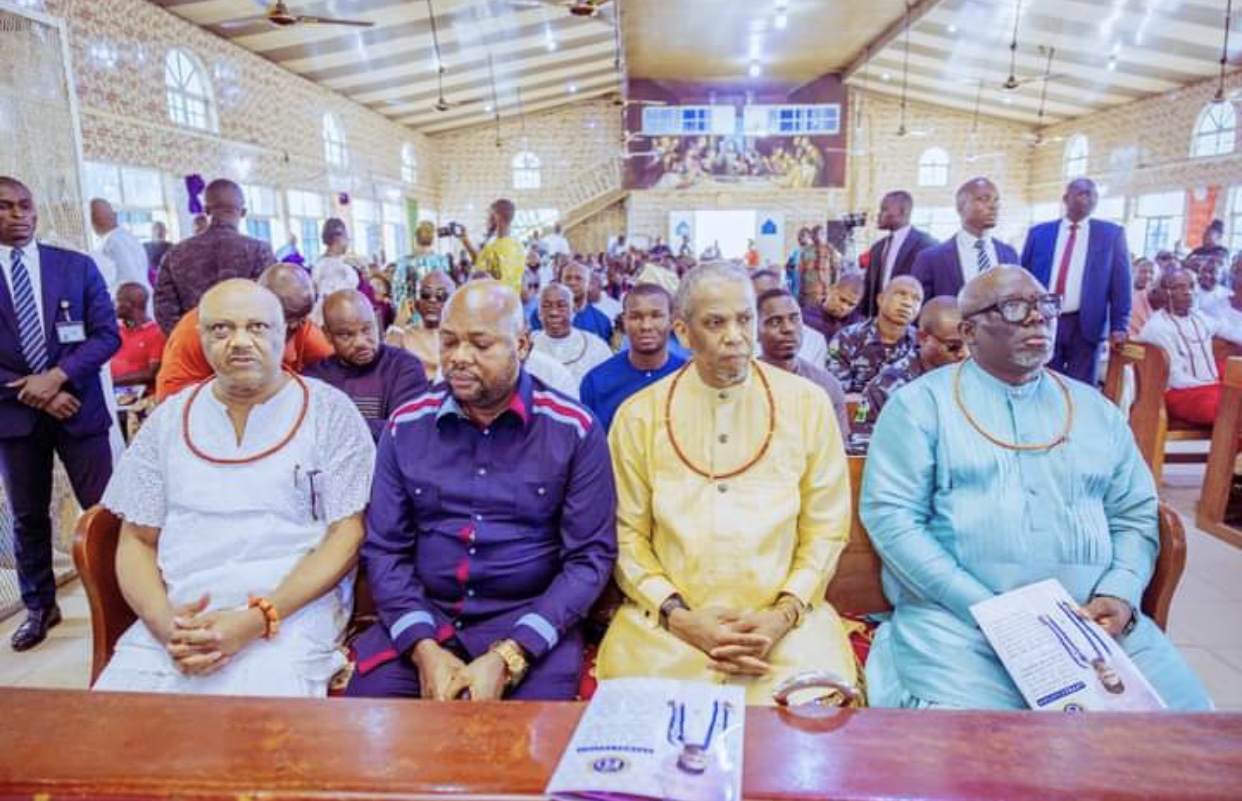 Tinubu, Oborevwori, Dafinone, Ogboru attend Kokori’s funeral+Photos
