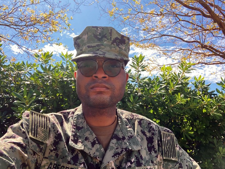 34-year-old Aregbesola dies after falling off US warship in Red Sea [Photos]