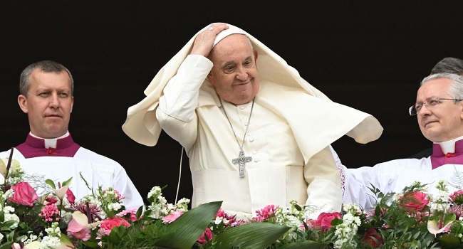 Easter Message: Pope Francis appeals for Gaza ceasefire, release of Israeli hostages