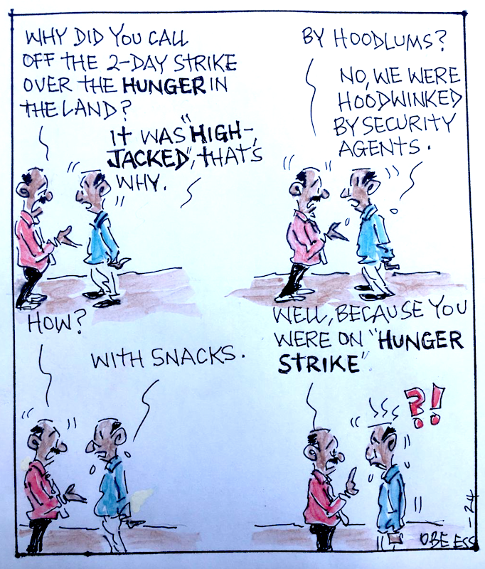 CARTOON OF THE DAY: Why NLC called off 2-day hunger protest