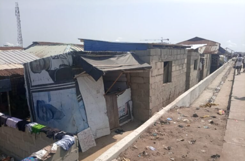 Video: Watch as Lagos state government begin demolition of shanties in Ajah